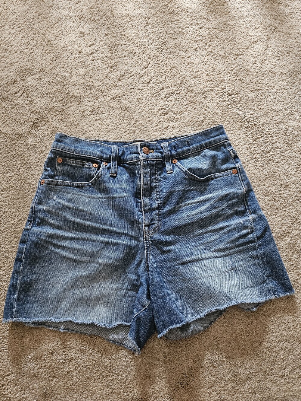 Madewell High Rise Denim Short, Size 27